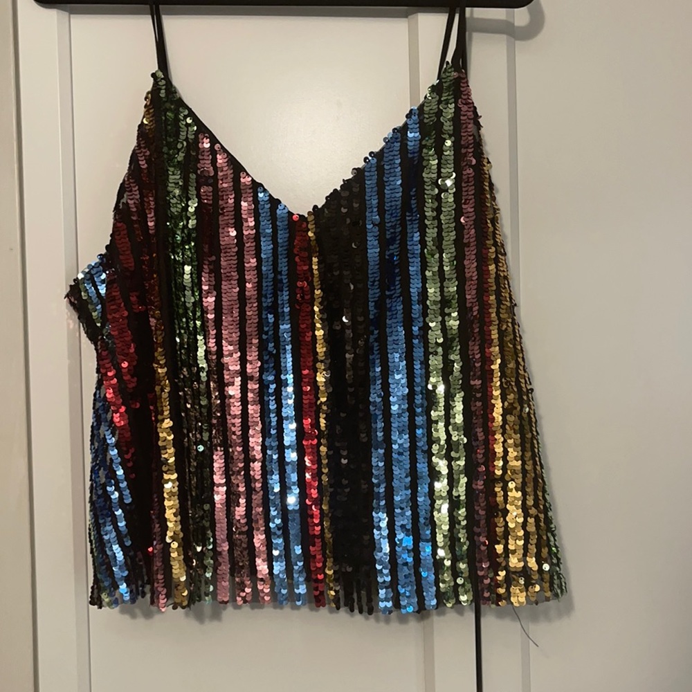 Gorgeous Sequin Cami Top
